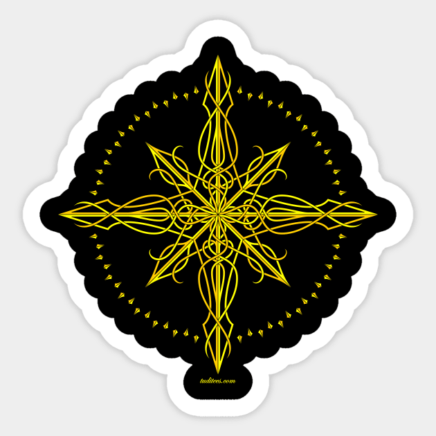 Christmas Star Sticker by tuditees